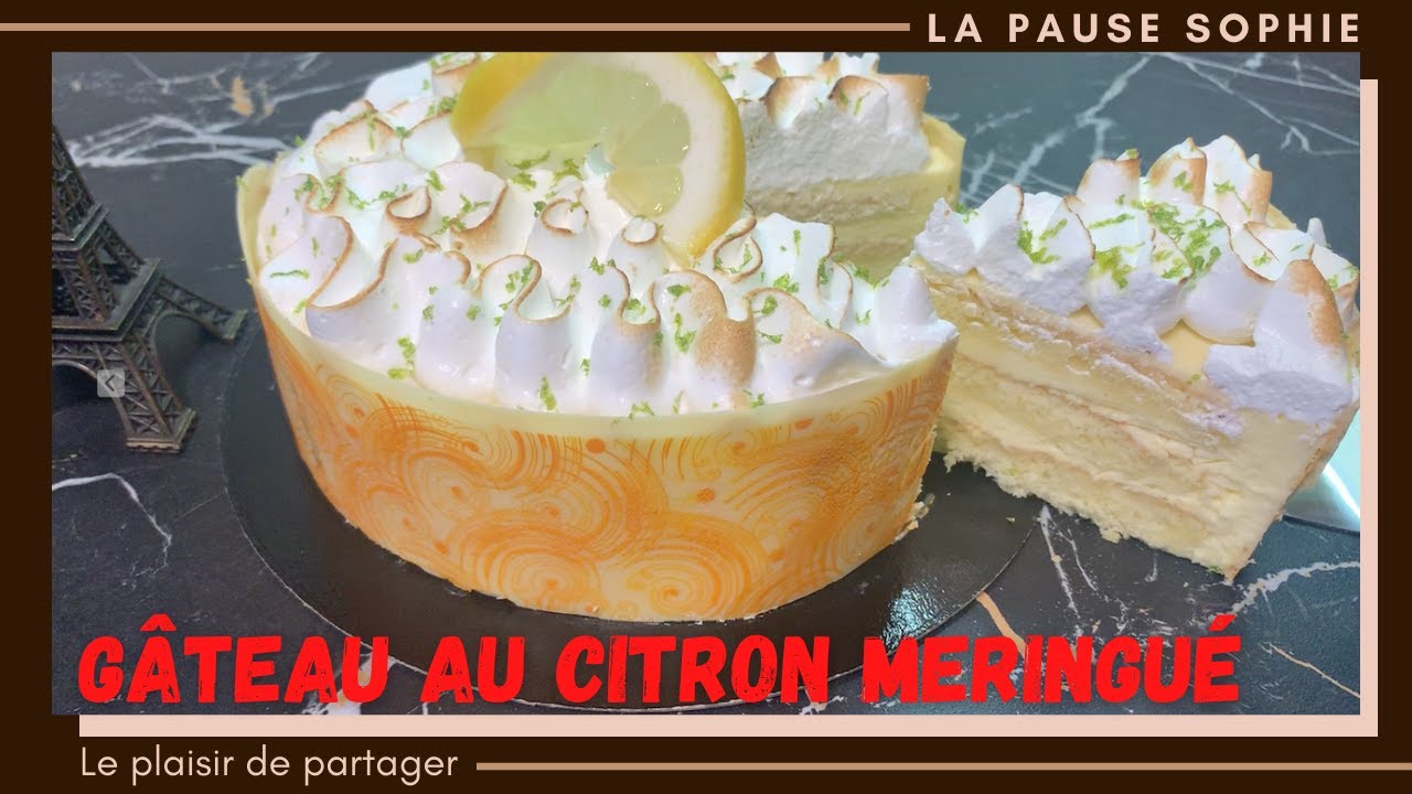 Gâteau au citron meringué