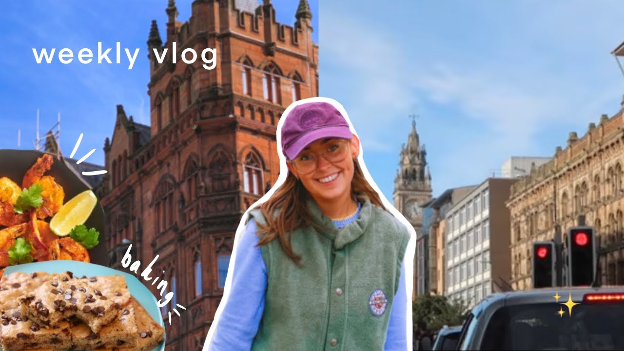 weekly vlog | shopping in belfast & working from home ✨🌻