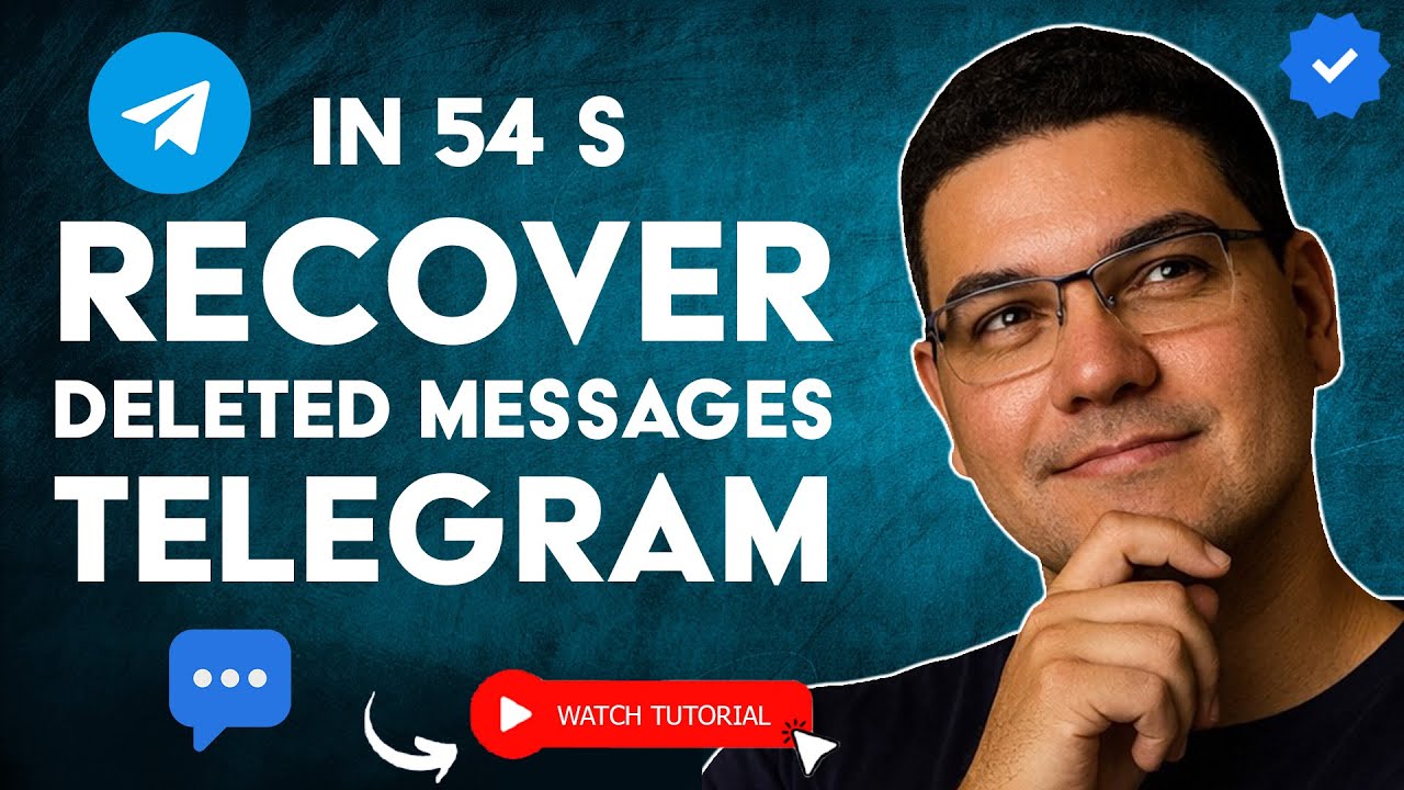 How to RECOVER DELETED MESSAGES in TELEGRAM in 54 S