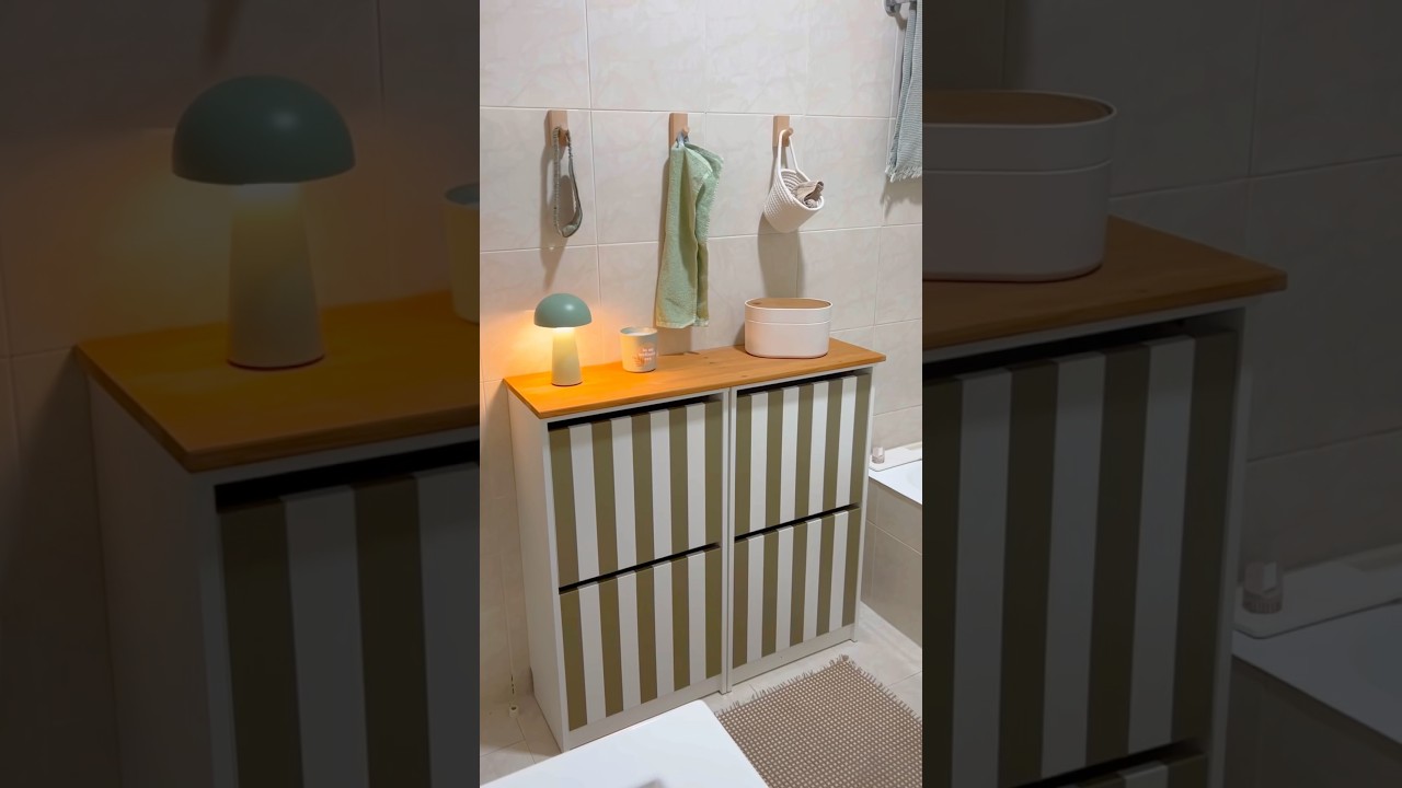 Werbung / Bad Makeover mit Ikea Hacks & Amazon Produkten 😊 Links zu allem in der Videobeschreibung!