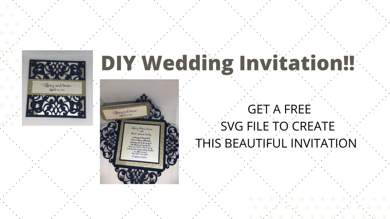 How to make this beautiful wedding invitation with Silhouette Cameo and Foil Quill!