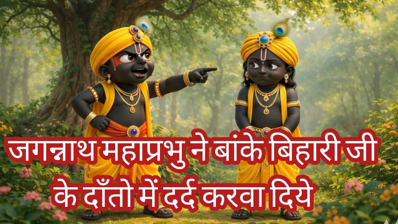 जगन्नाथ महाप्रभु ने  बांके बिहारी के दांत में दर्द क्यों करवाया।