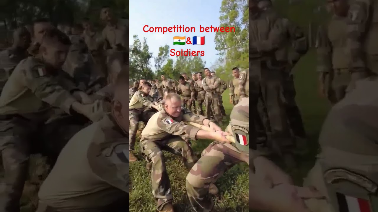 Competition between Soldiers of India&French 