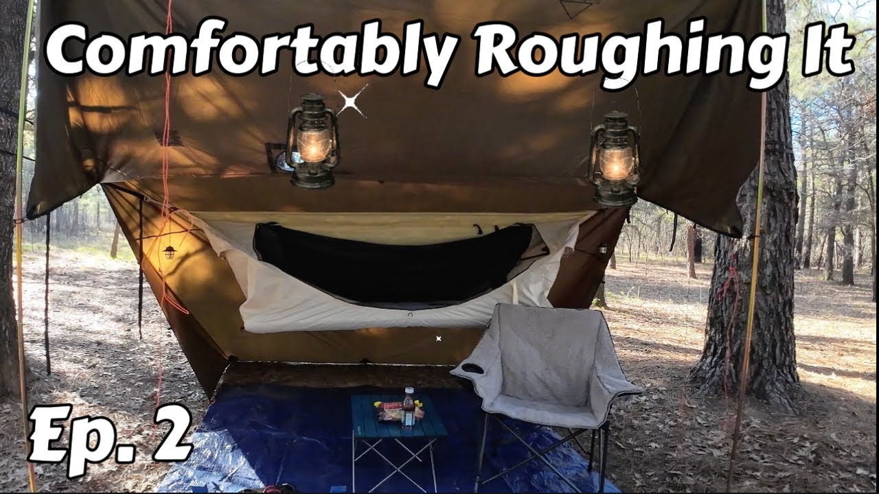 Haven Safari in Onewind Penumbra Hot Tent/Diesel Heater/Hammock Glamping