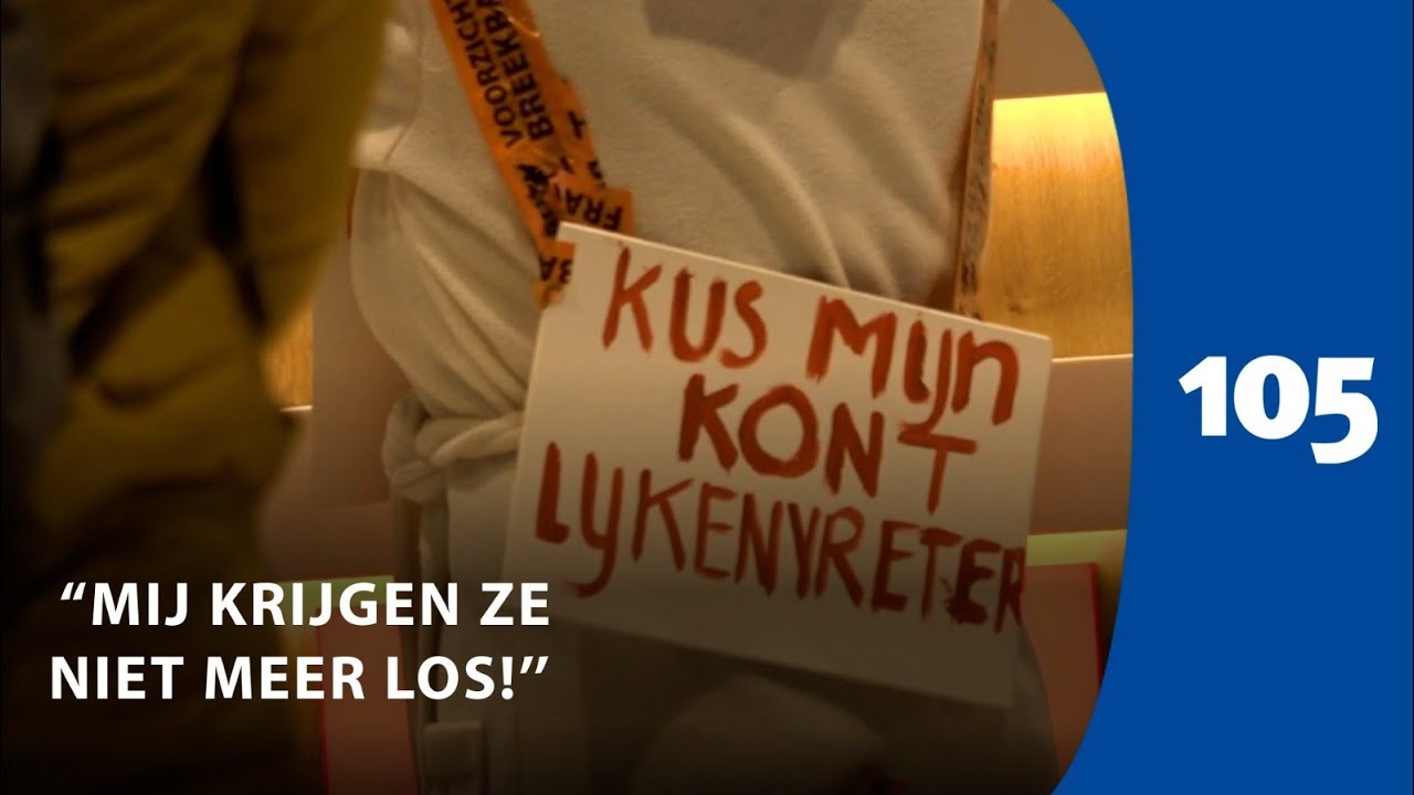 Protestklevers bij KFC Schalkwijk | Haarlem105