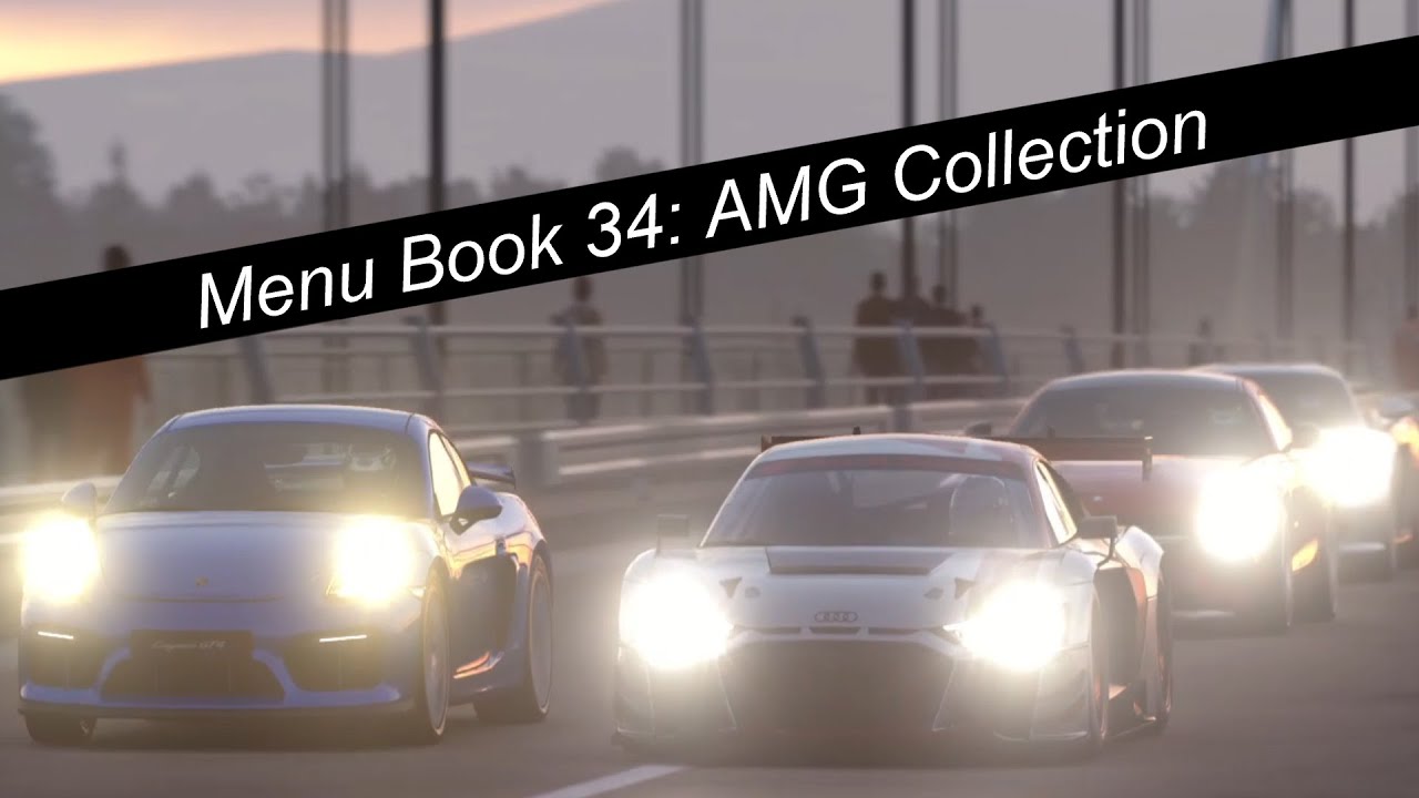 GT7 Menu Book 34 AMG Collection