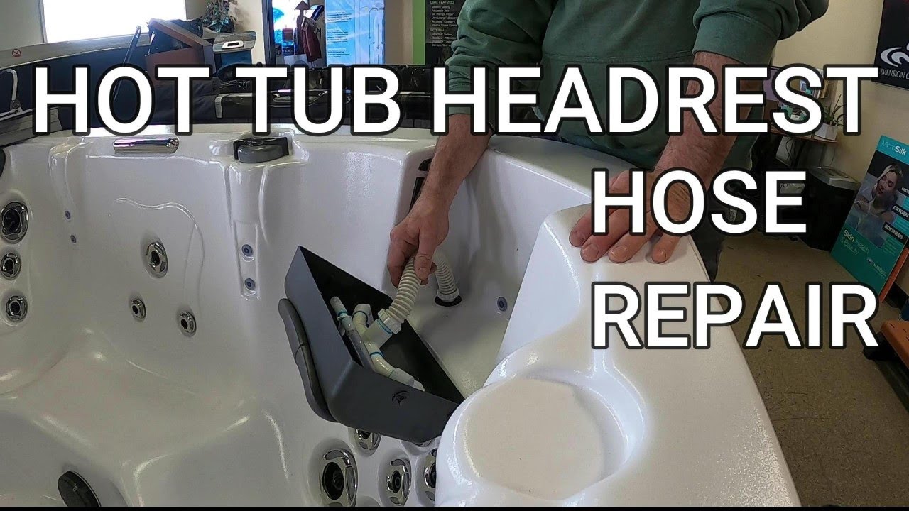 HOT TUB Headrest Hose Replacement: Hot Tub Adjustable Headrest Hose Repair