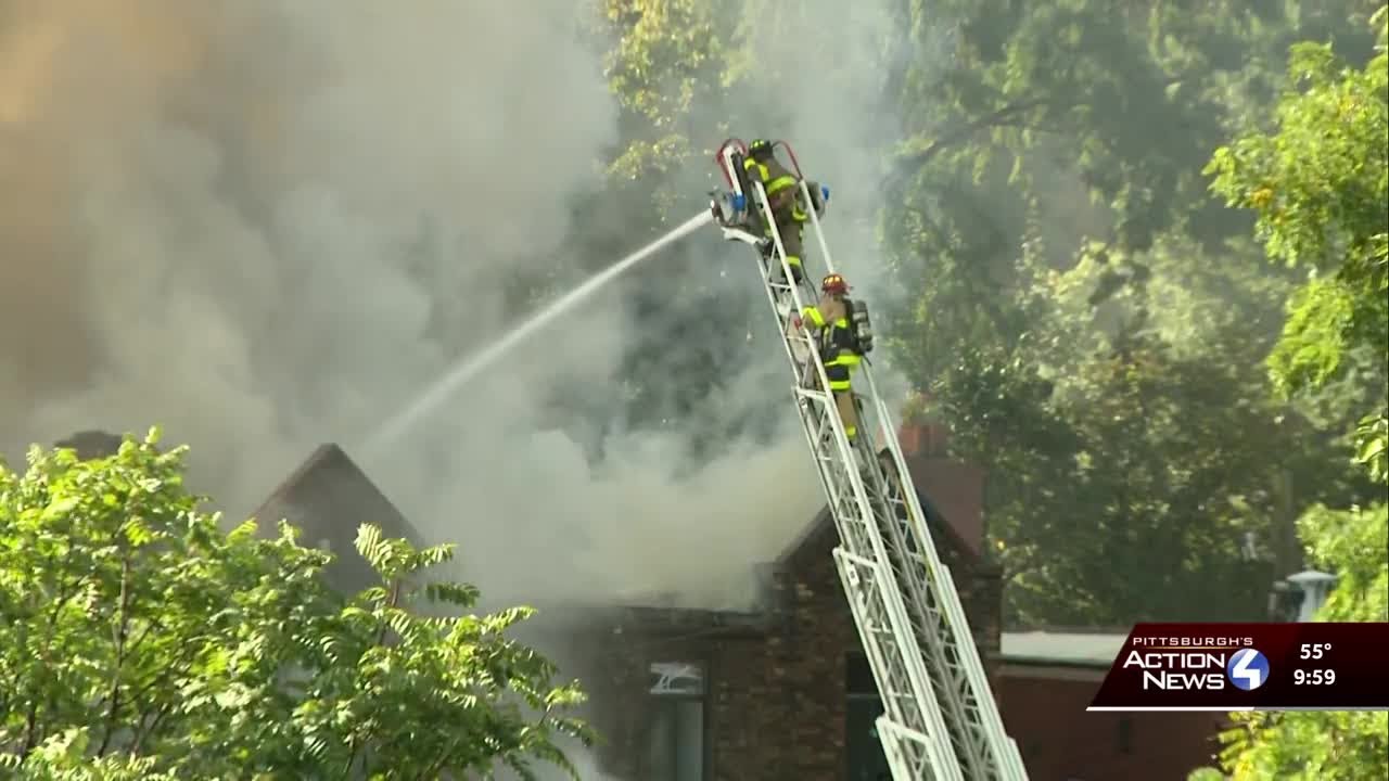 LIVE: Massive fire at apartment in Pittsburgh's Squirrel Hill neighborhood