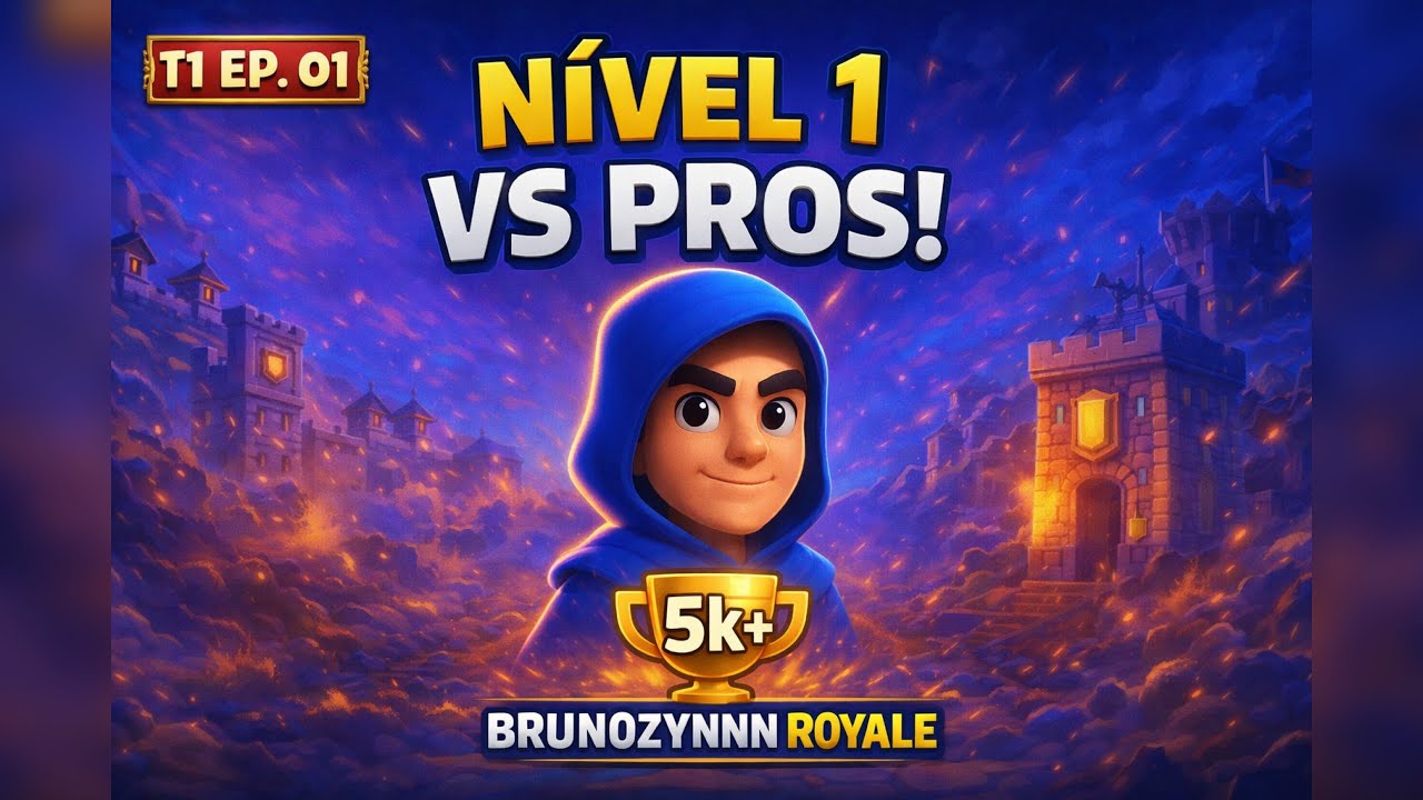 NÍVEL 1 CONTRA NÍVEL 11… O FINAL FOI INSANO 😱 | Clash Royale