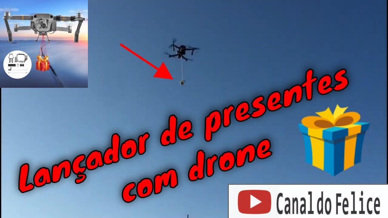 Lançador de pacotes (air drop) Drone Mavic Pró