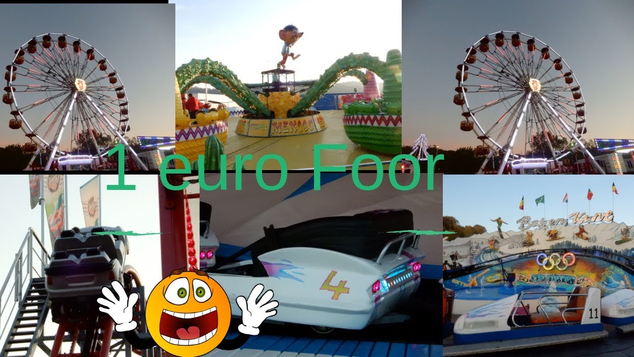 Goedkope kermis vieren in 360VR -  foire a 1 Euro -  Statte -  Huy 2018