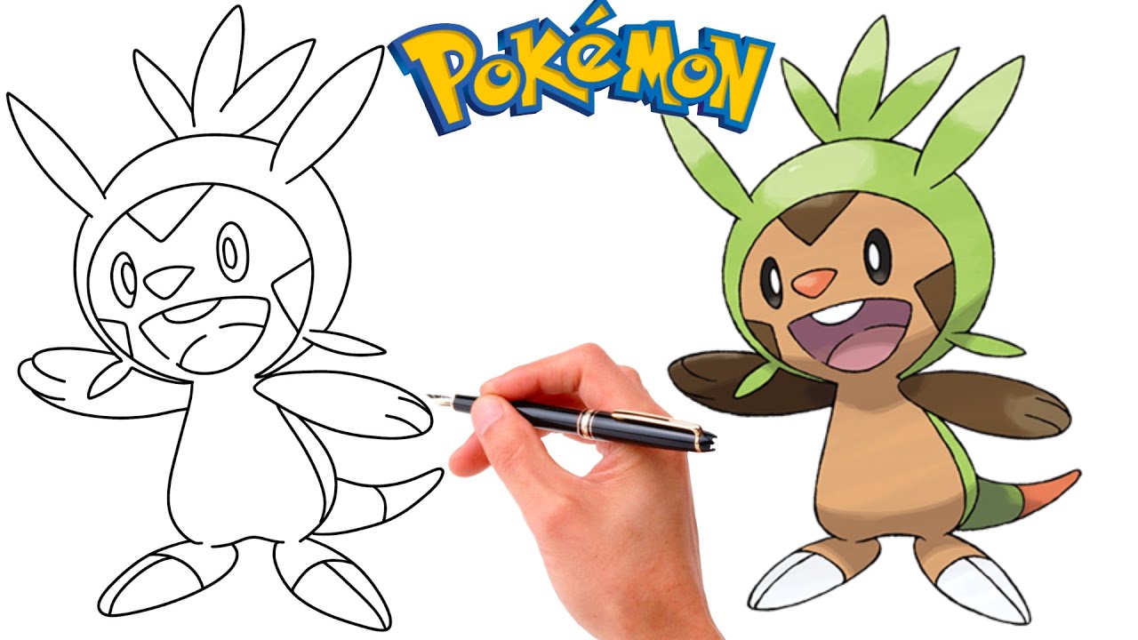 How To Draw CHESPIN POKEMON #650 | Generation 6