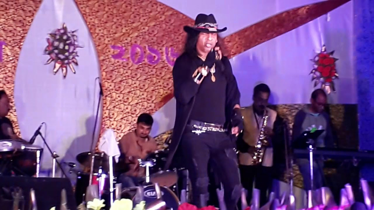 Binod rathor with om musical group at coochbehar college