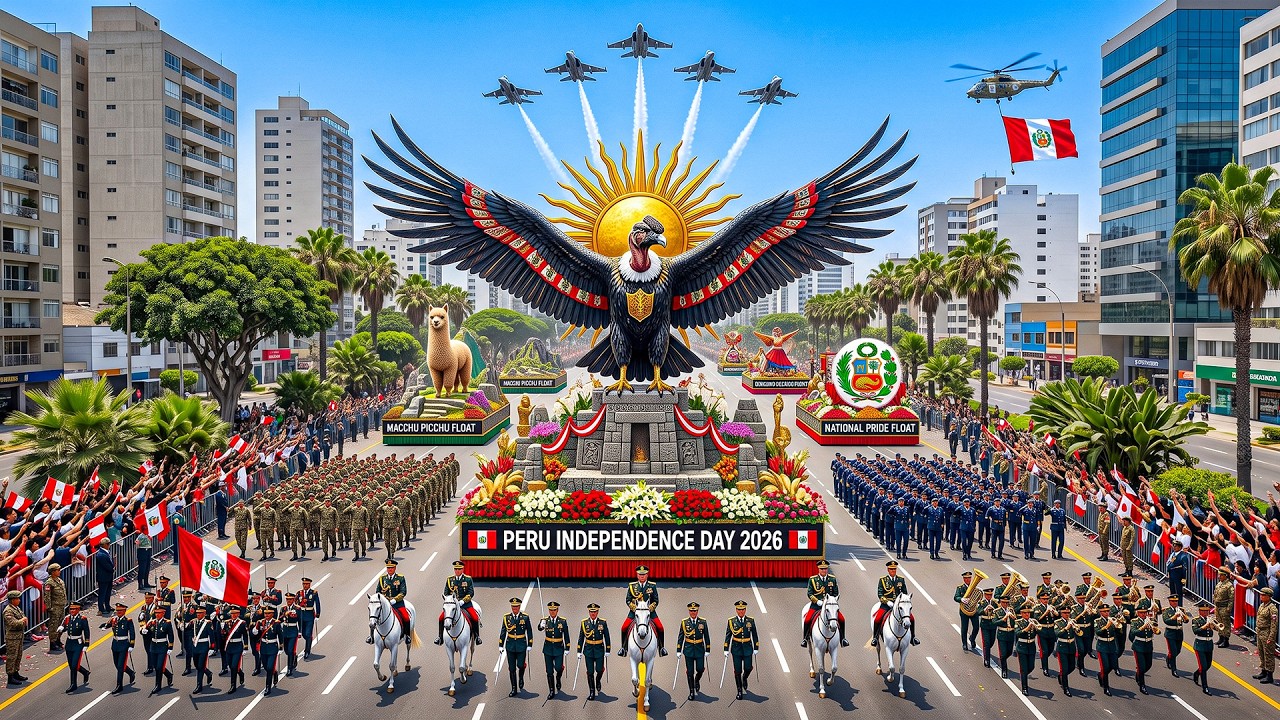 🇵🇪 PERU INDEPENDENCE DAY 2026 | Grand Military Parade in Lima & Fiestas Patrias National Celebration