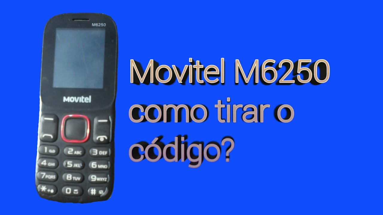 Como formatar o Movitel M6250 com código