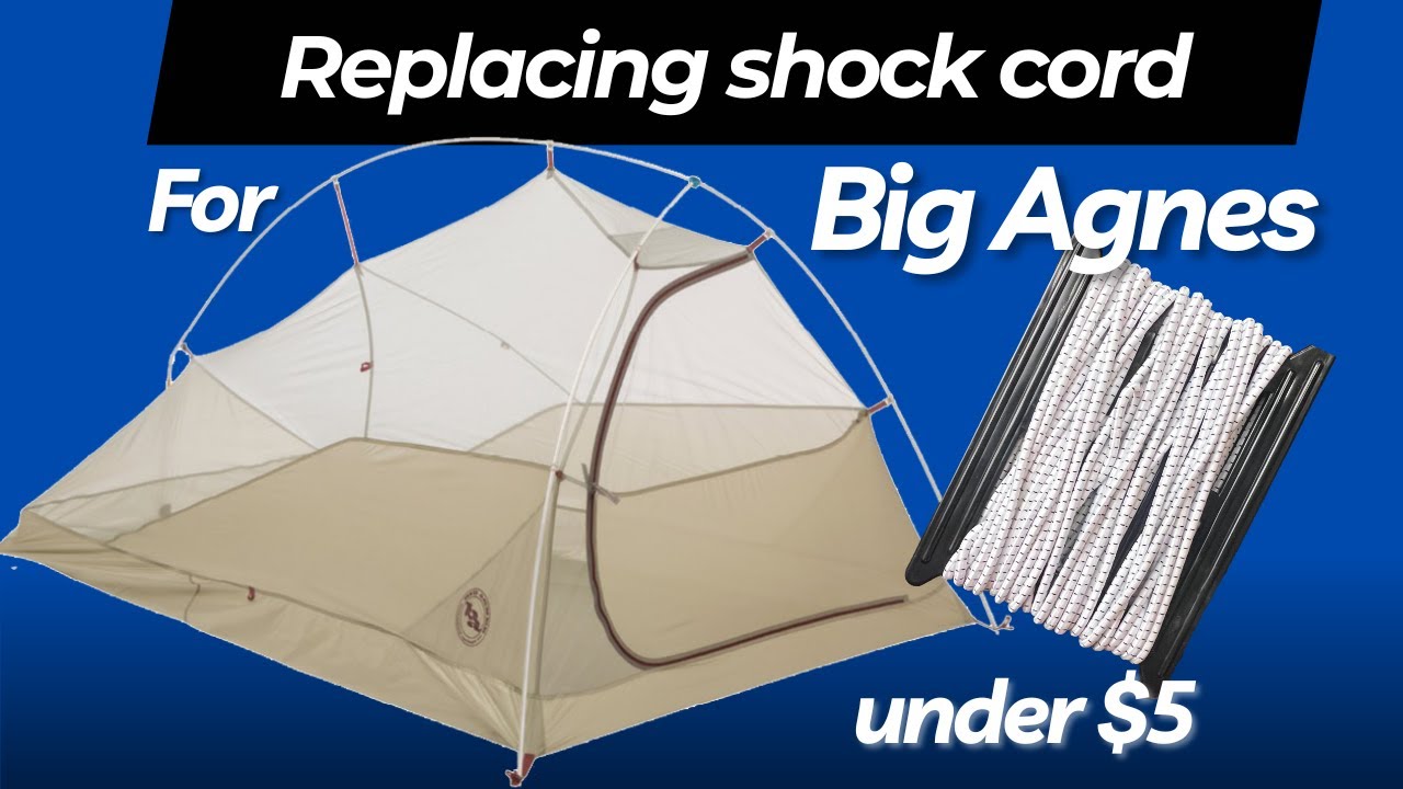 Fixing you Big Agnes Fly Creek UL2 Tent shock cord for Less Than FIVE Bucks?!