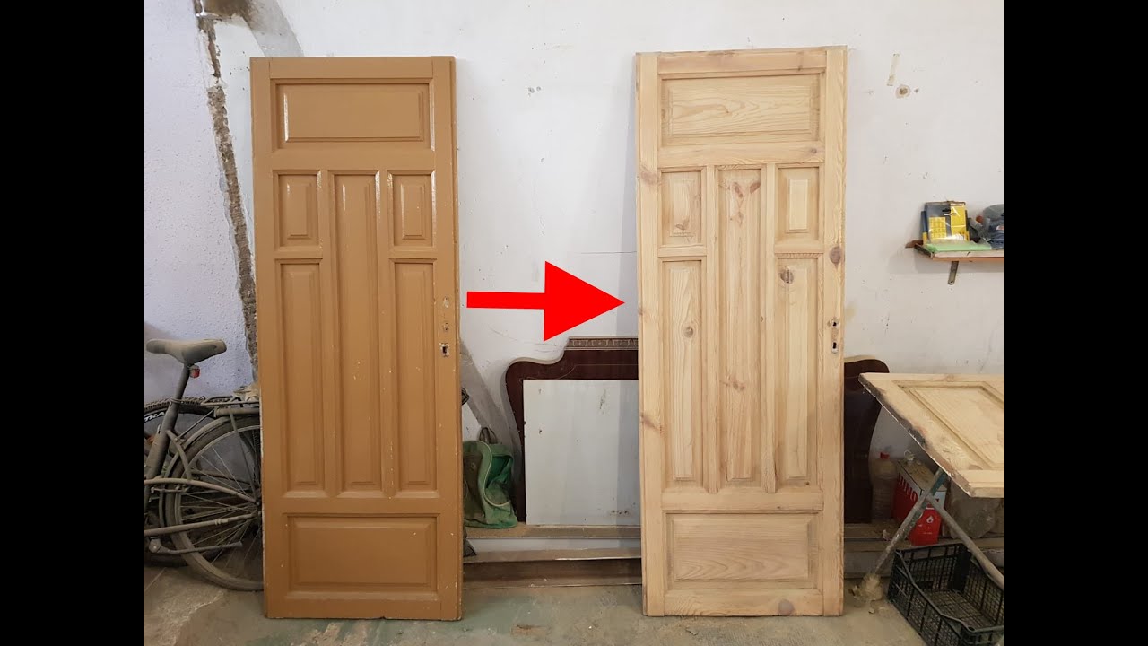C&oacute;mo decapar puertas de madera