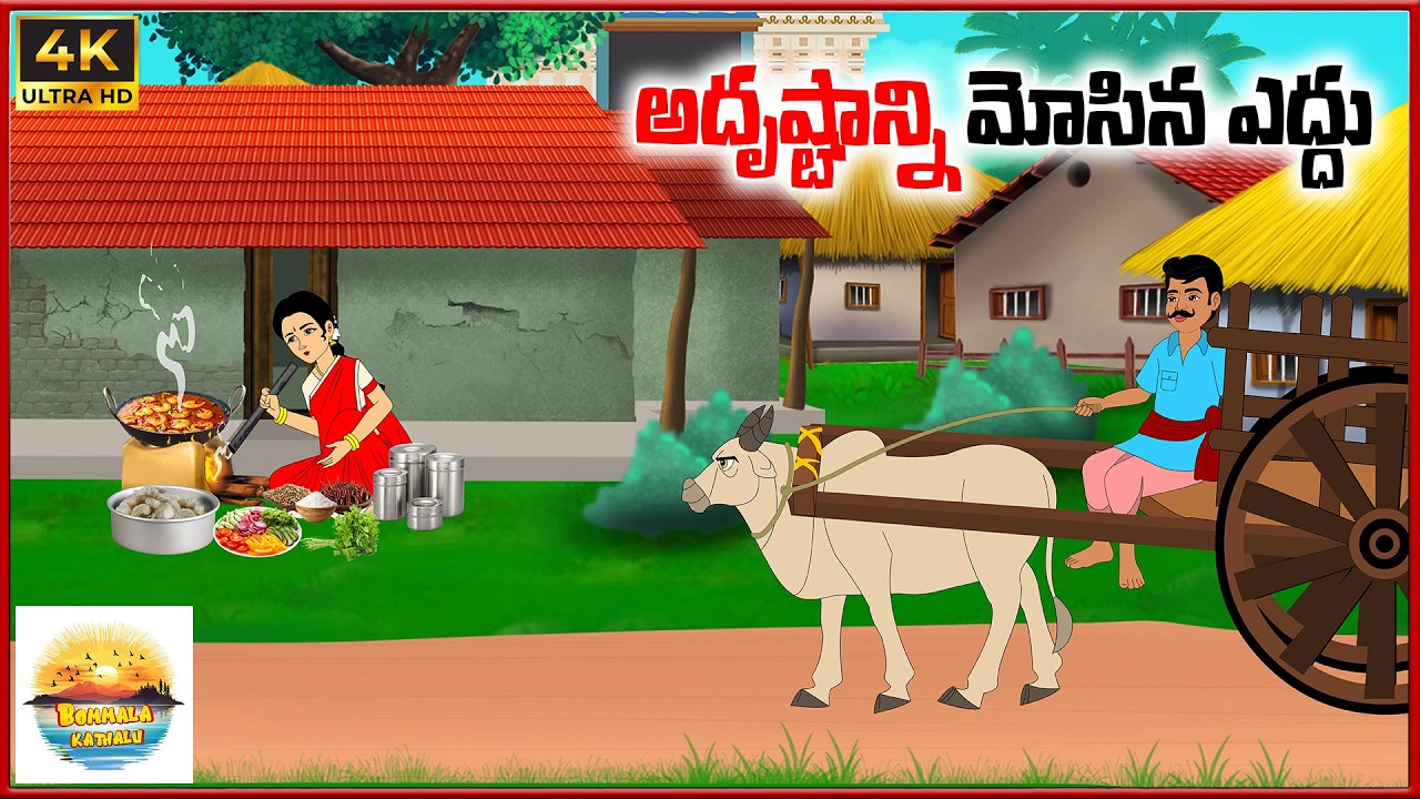 అదృష్టాన్ని మోసిన ఎద్దు | Bommala kathalu E108 | telugu stories | neethi kathalu | moral stoties