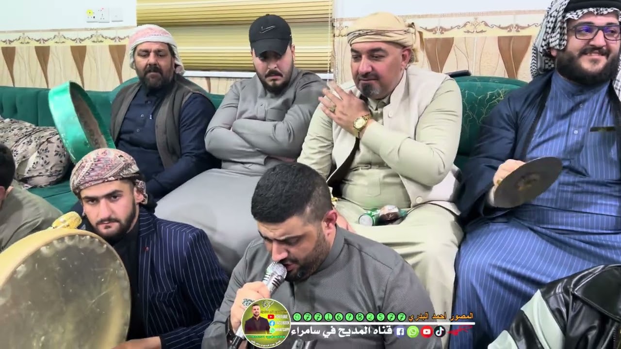 المداح صالح الدراجي المنقبة النبويه في تكية الشيخ عبدالغفار الشيخ محمد الشاماني 
