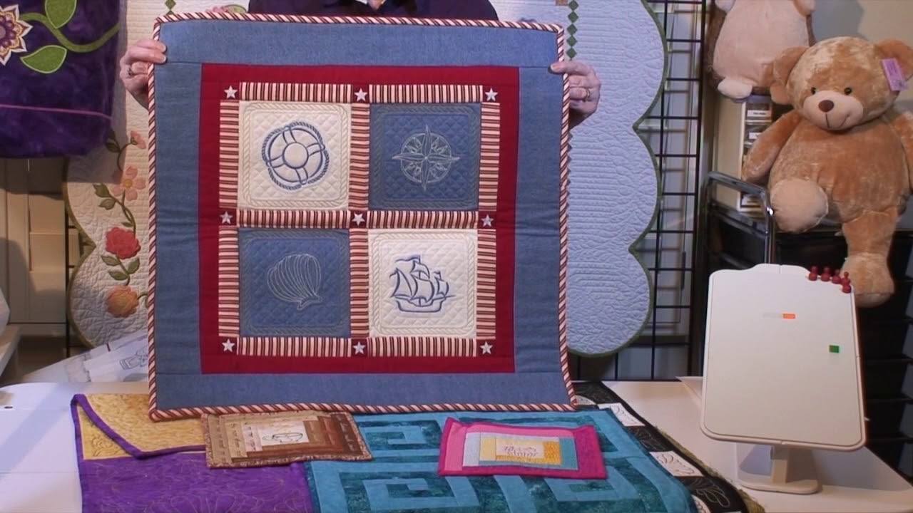 VSG 2017 Freebie Quilt-As-You-Go with Lindee G Embroidery