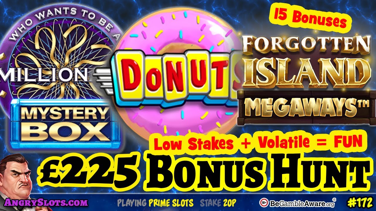 Low Stakes Volatile Slots BONUS HUNT: Dance Party, Hammer of Vulcan, Forgotten Island Megaways &more