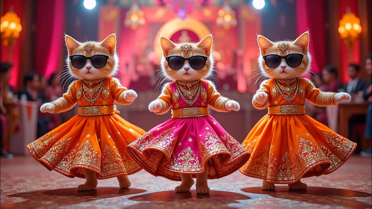 Cutest Cats Dance 💃🕺 vibes 😍🥰.#cats #catdance #funny #viralvideo @meowcatsjfv 