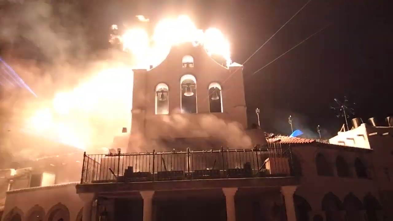stimmungsvolle Abendshow  und phantastisches Feuerwerk Hansapark 09.10.2022(2)