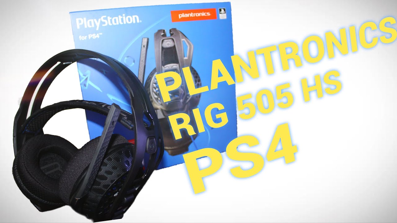 Unboxing Plantronics Rig 505HS Ps4 Limited Edition Gamestop Only Unboxing