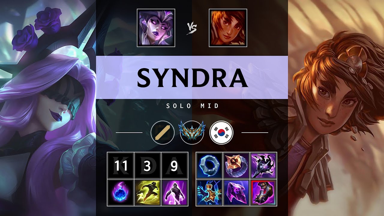 Syndra Mid vs Taliyah - KR Challenger Patch 25.11