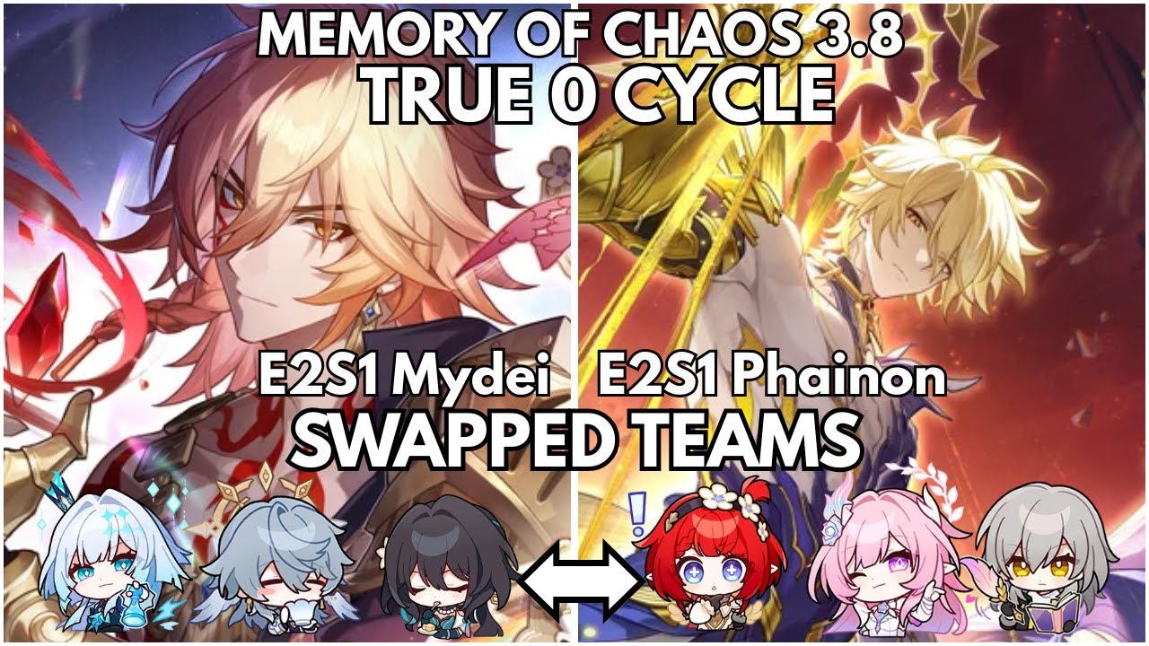 Mydei can still 0 cycle without Cyrene? Phainon & Mydei True 0c with each other's teams | HSR