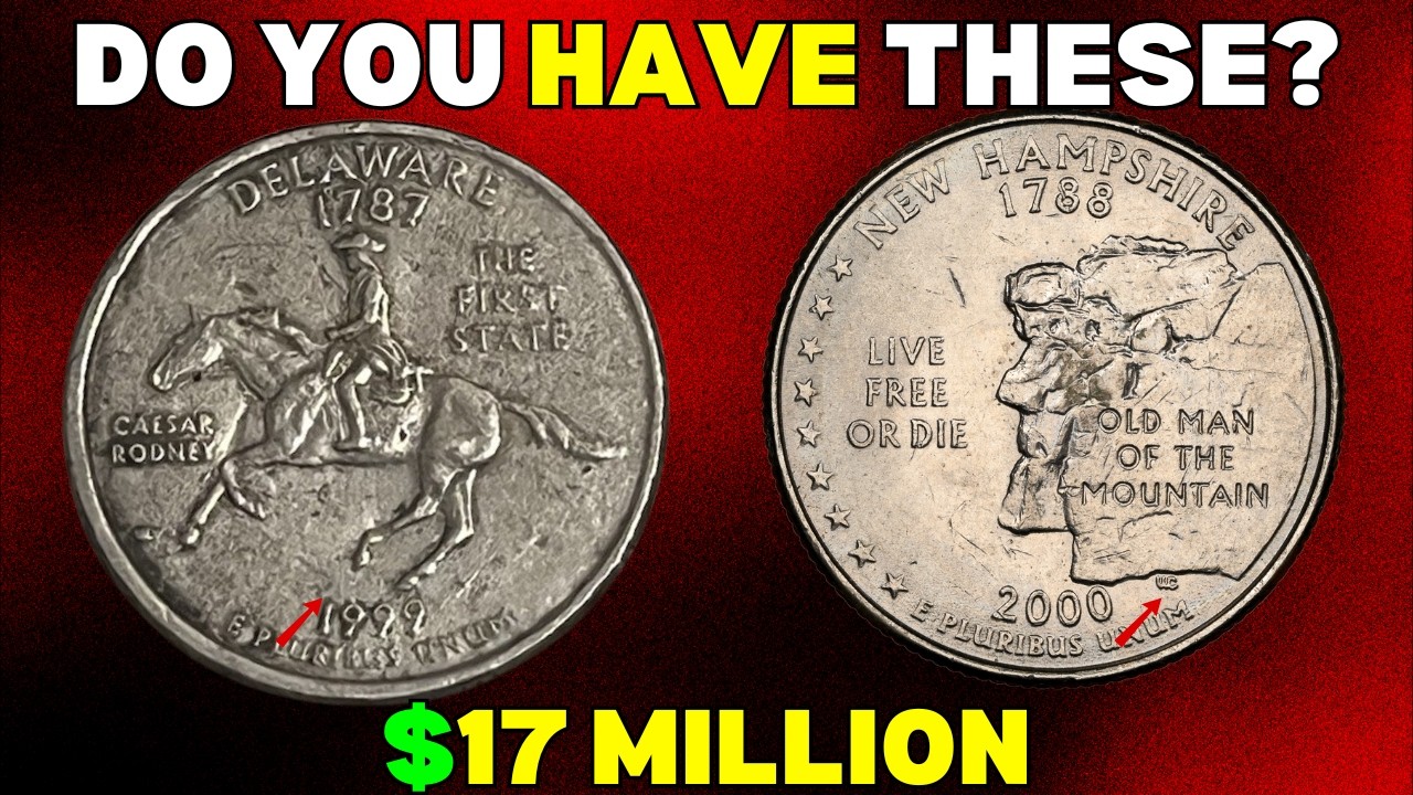 These Most Rare State Quarters Can Be Sold For Big $$$ In 2026 - Best State Quarters to Look For!