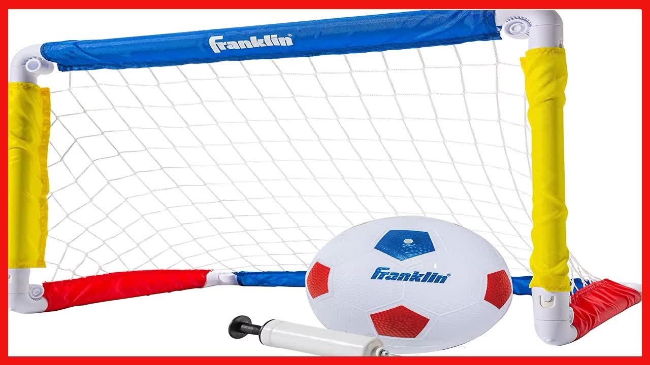 Franklin Sports Kids Mini Soccer Goal Sets - Backyard + Indoor Mini Net and Ball Set