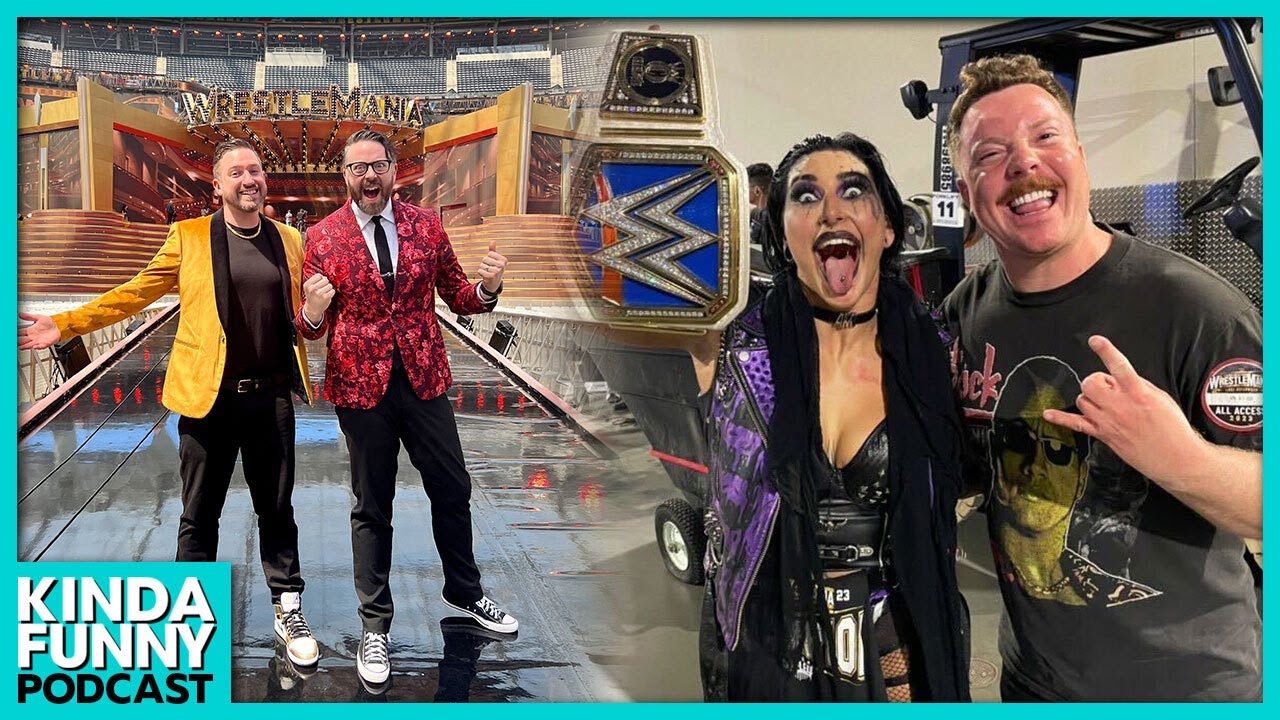 Our Backstage WrestleMania Stories - Kinda Funny Podcast (Ep. 260)