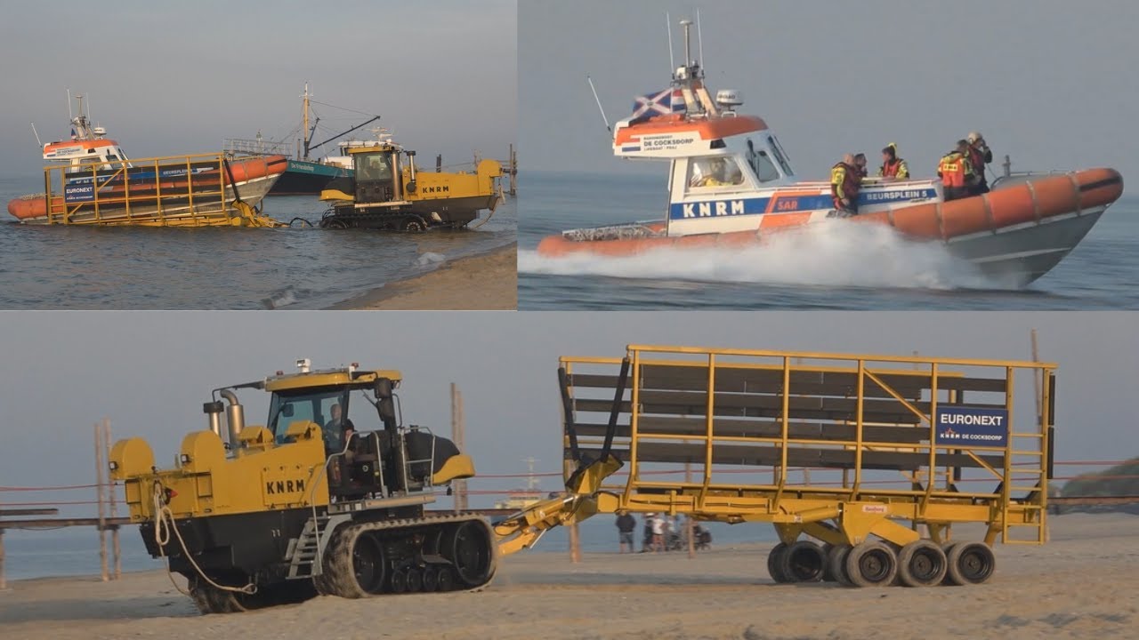 KNRM De Cocksdorp Beursplein 5 Na inzet melding Prio 1 Vaartuig maakt water Texel