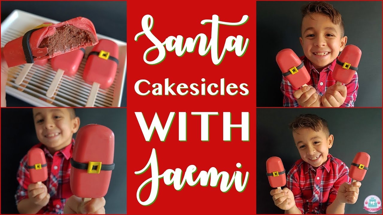 SANTA CAKESICLES WITH JAEMI | Abbyliciousz The Cake Boutique