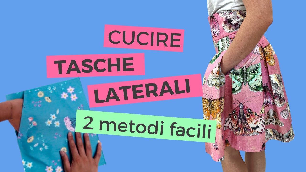 Come cucire tasche laterali | 2 metodi facili per pantaloni e gonne