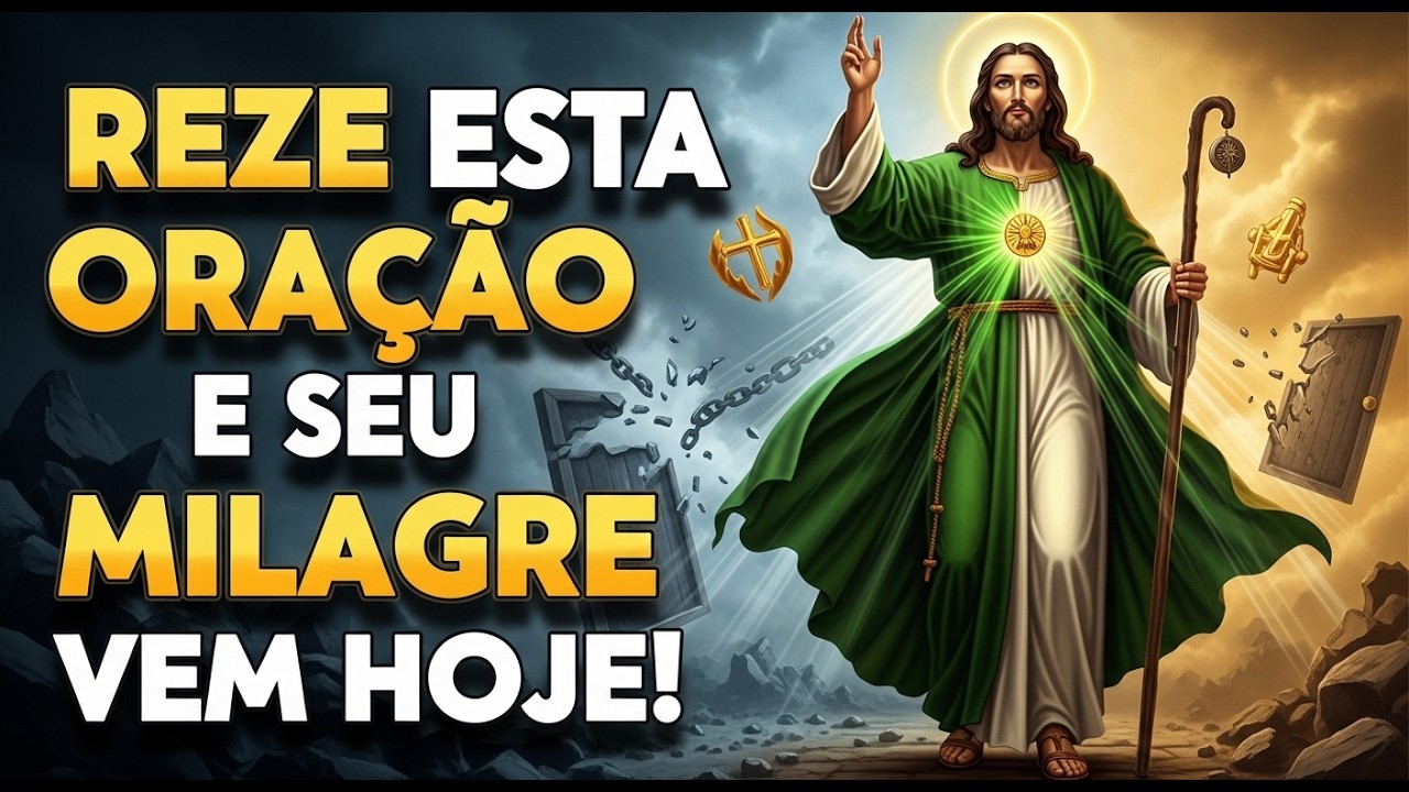 SÃO JUDAS TADEU - ORAÇÃO PODEROSA PARA CAUSAS IMPOSSÍVEIS | ELE NUNCA ABANDONA! 🔥