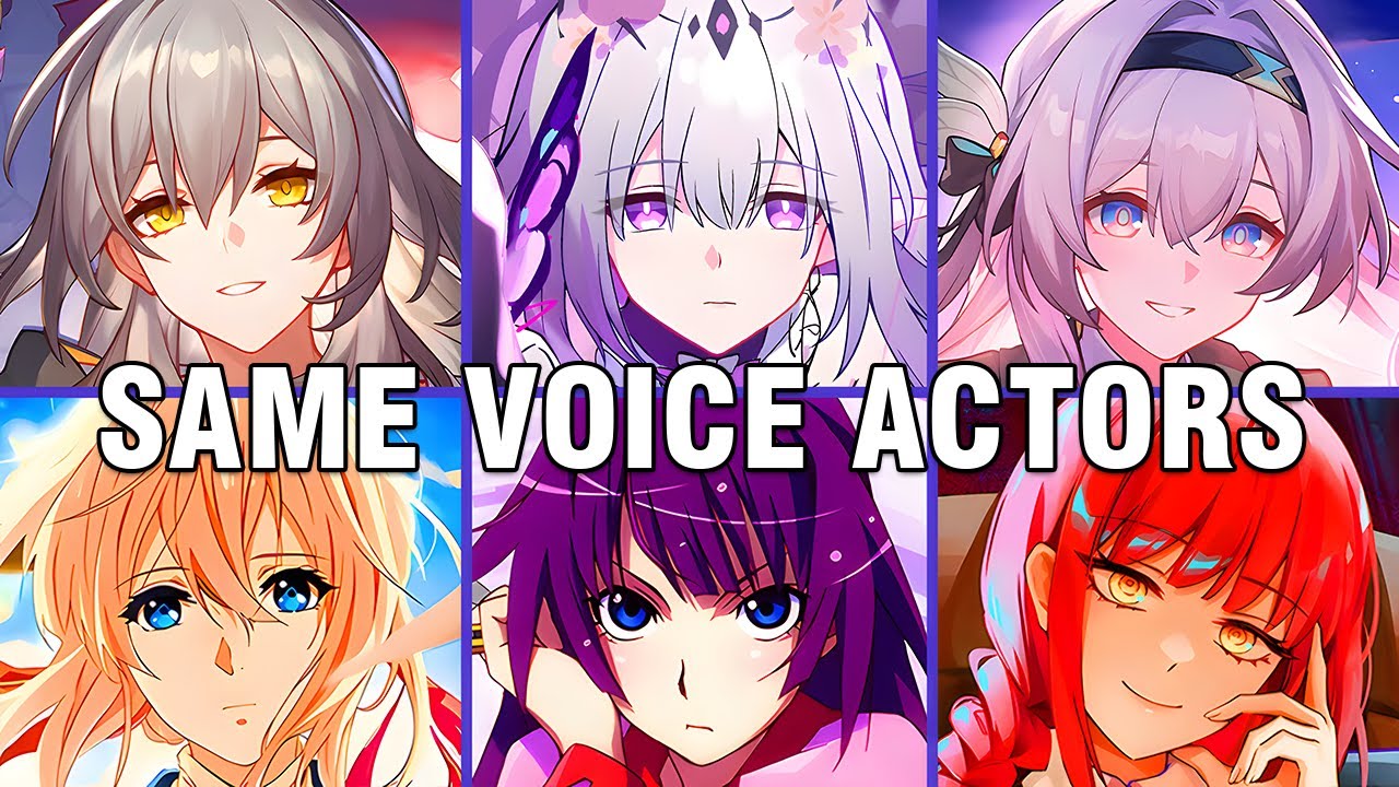 Honkai Star Rail All Characters (3.0) Japanese Dub Voice Actors Seiyuu Same Anime Characters