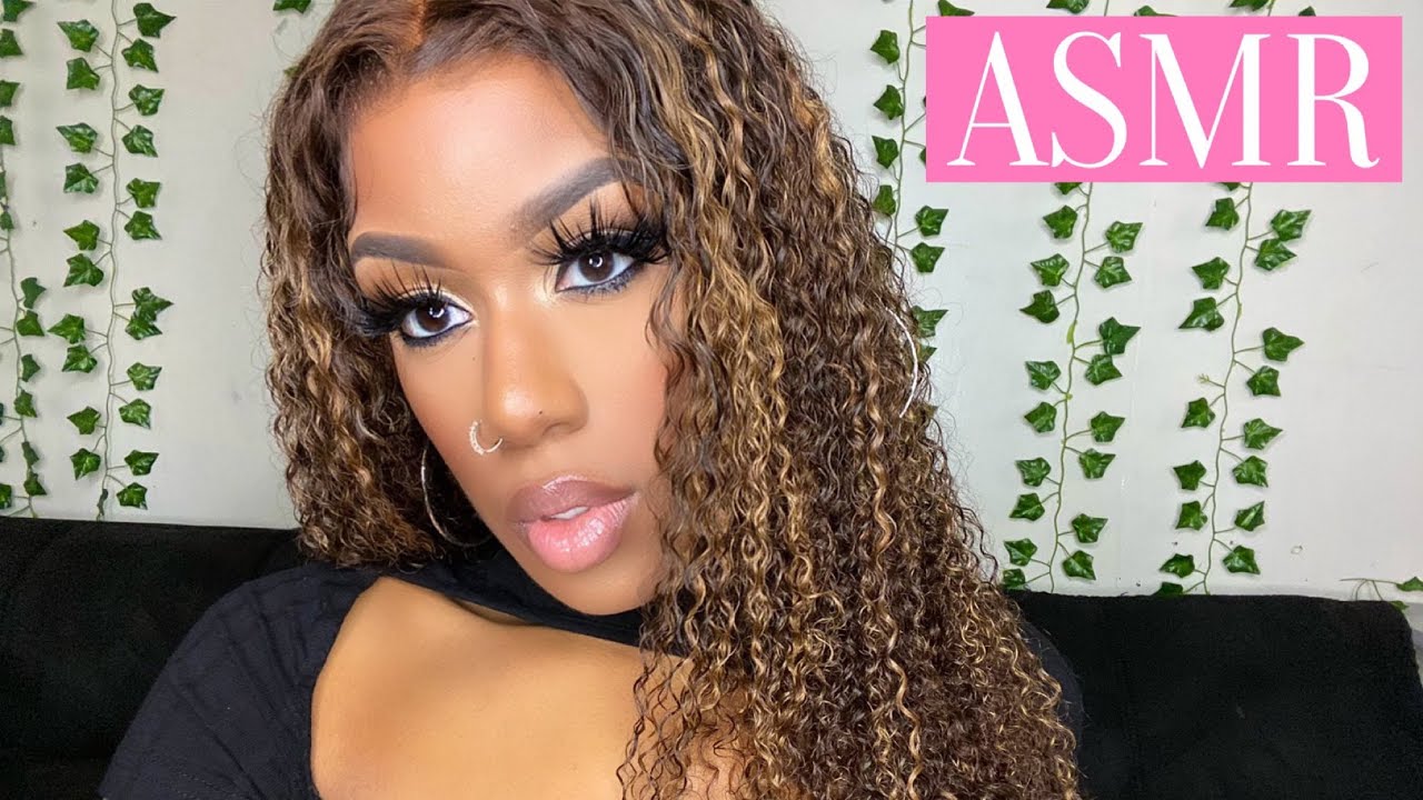 HAIR ASMR | Whispered Frontal Wig Install | Girls Glow Review✨