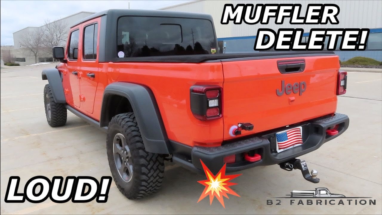 2020 JEEP GLADIATOR STRAIGHT PIPE INSTALL! *B2 FABRICATION*