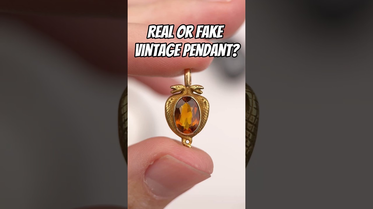 🚨Real or Fake Vintage Snake Pendant?😳