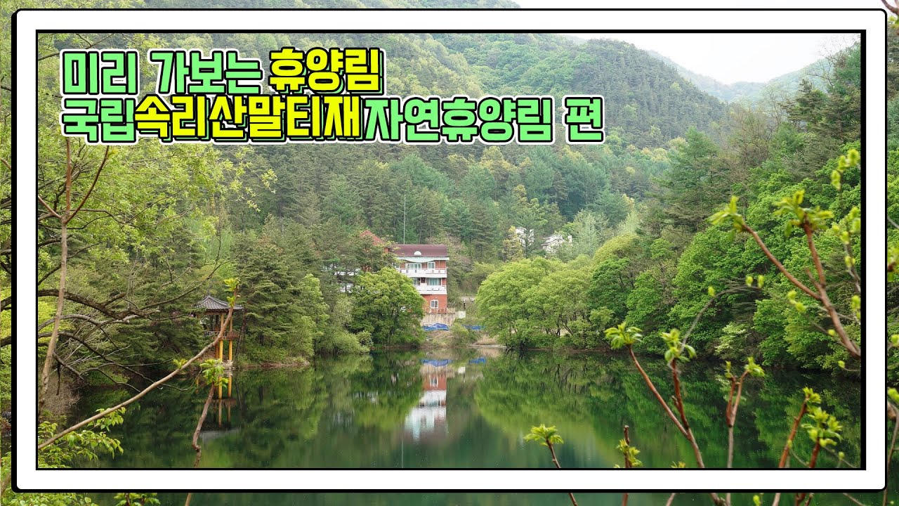 미리 가보는 휴양림 : 국립속리산말티재자연휴양림 편