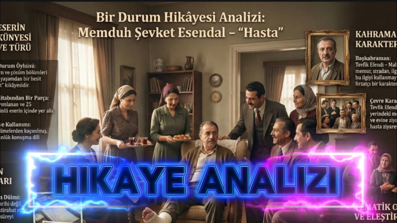 Memduh Şevket Esendal - Hasta Hikayesi ANALİZİ: İnsan Ruhunun Derinlikler