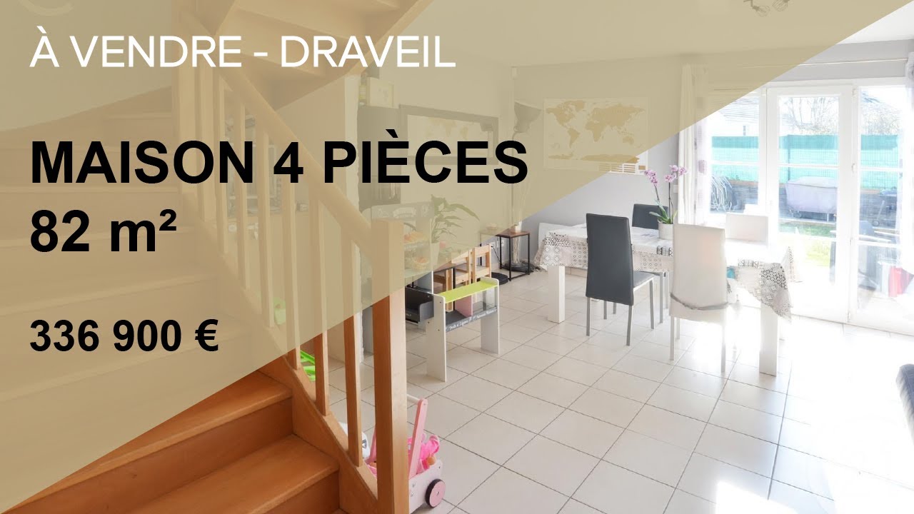 Maison 4 pièces 82 m² à vendre - Vigneux sur Seine, Île-de-France (91) - Century 21 Avantage Immo