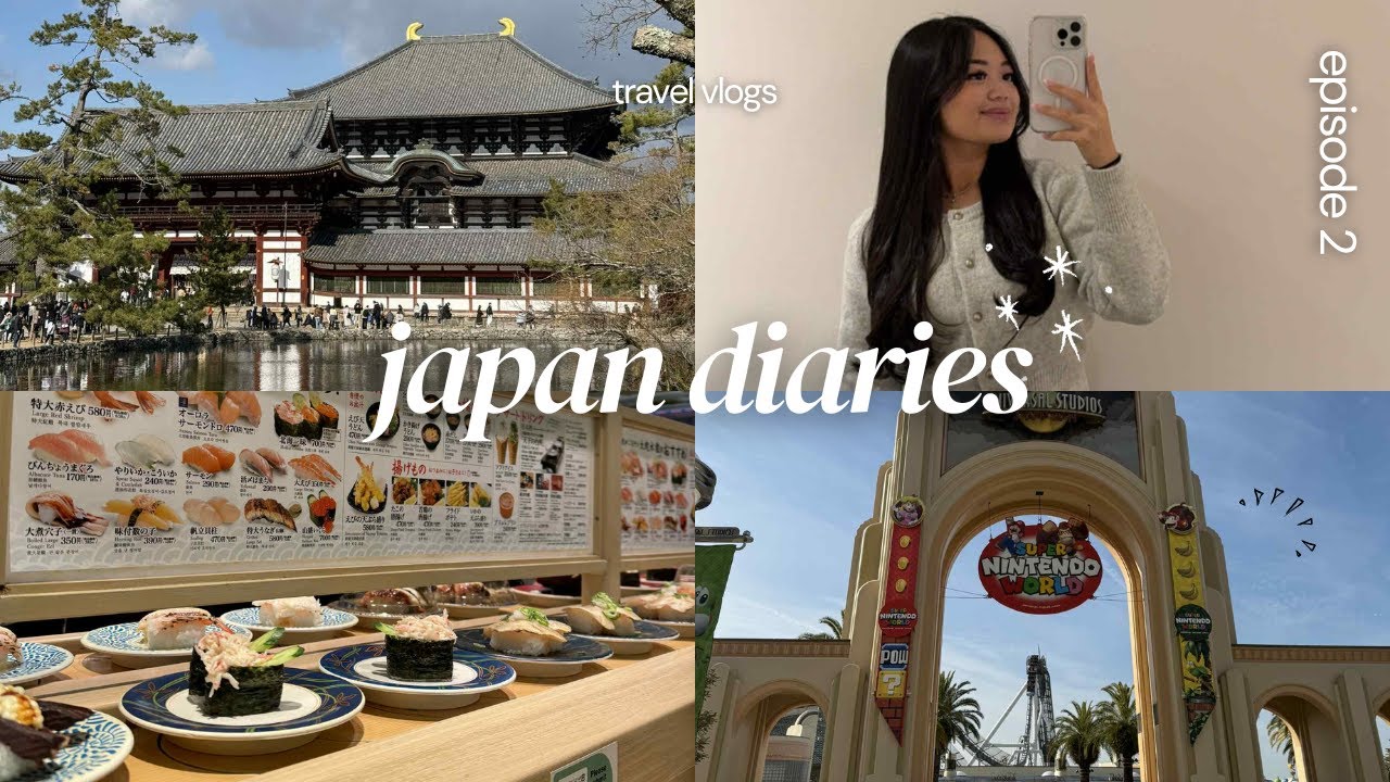 japan diaries ep.2 | what I eat, universal studios, new year eve in osaka & more