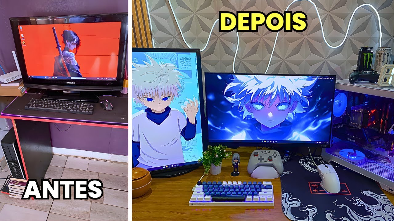 Finalmente Transformei meu SETUP em um SONHO! 🔥🎮