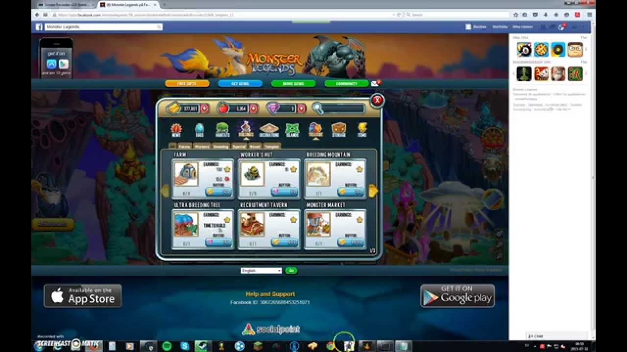 Monster Legends Infinite farms hack cheat engine 6.4!