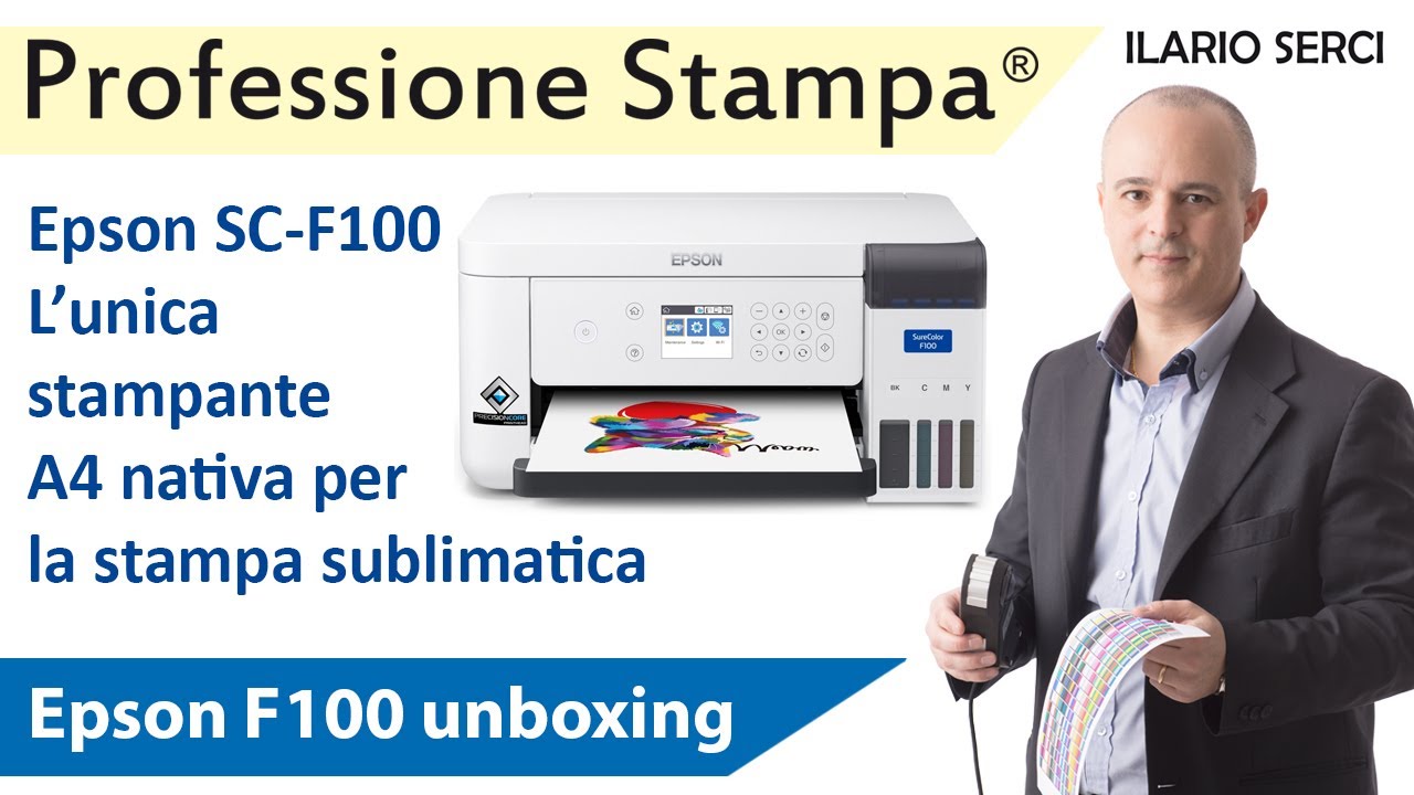 Epson F100 unboxing