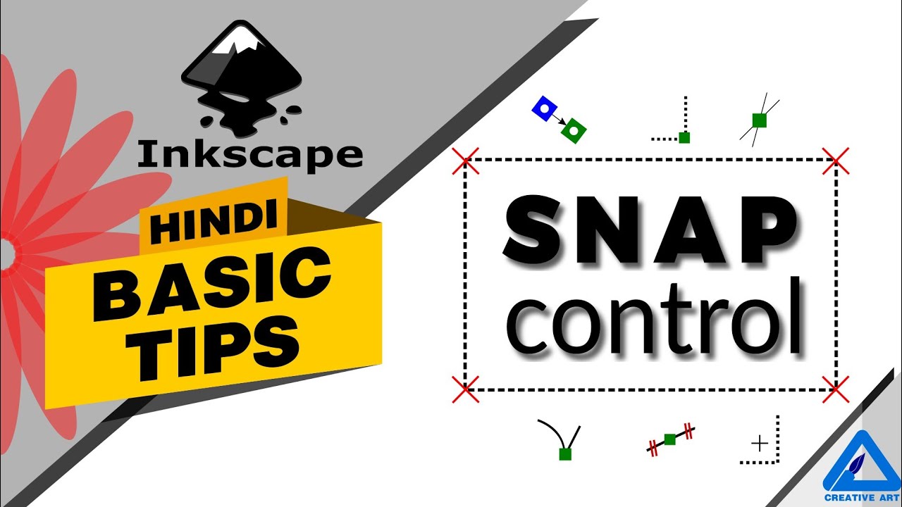 Inkscape Basic Tips | Snap Control | Hindi