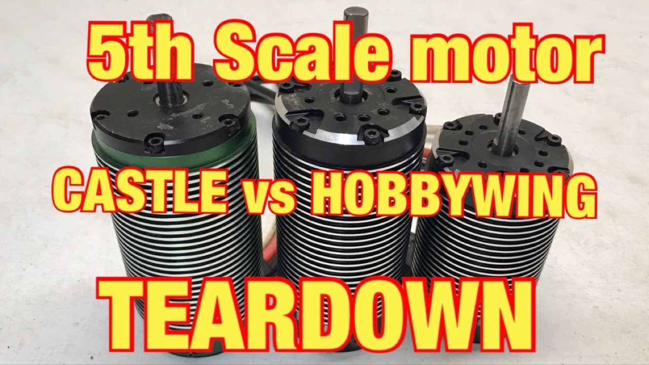 Hobbywing Castle 5th Scale Motor Teardown